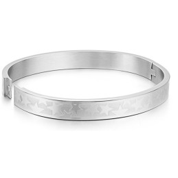 Brazalete De Titanio Con Forma De Estrella Fácil De Usar Para Amantes