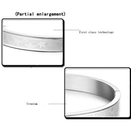 Brazalete De Titanio Con Forma De Estrella Fácil De Usar Para Amantes