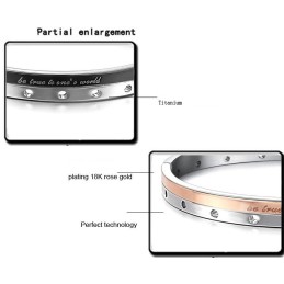 Brazalete De Titanio Completo Con Especificaciones Para Amantes
