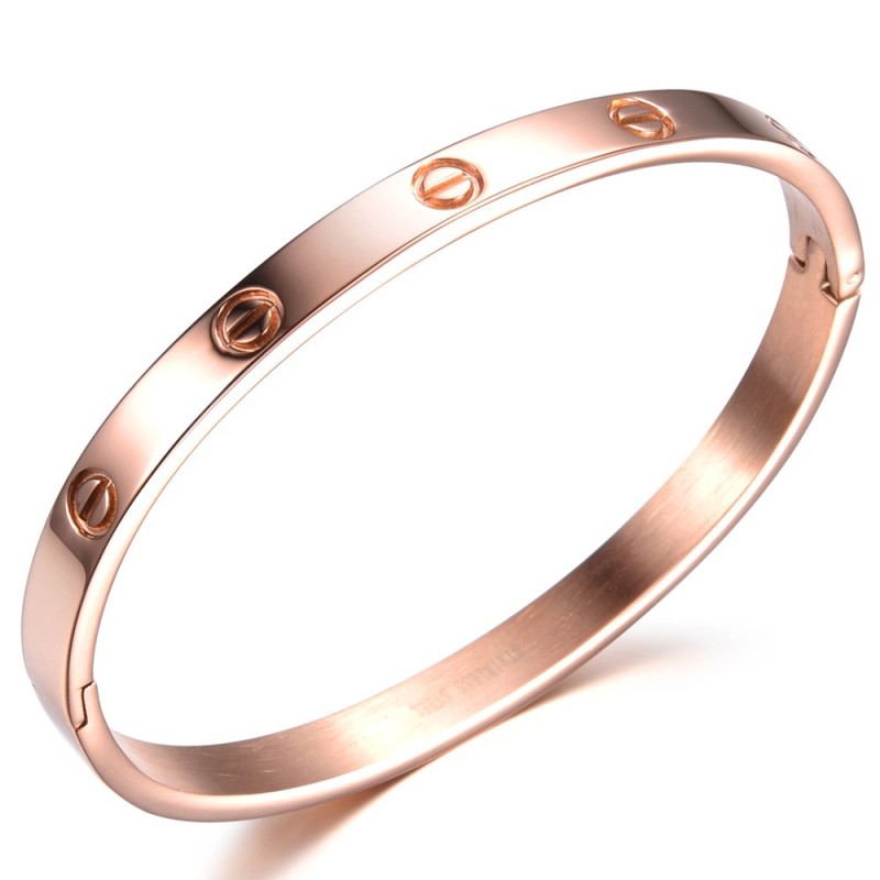 Brazalete De Titanio Con Rosca Para Mujer De Gran Variedad