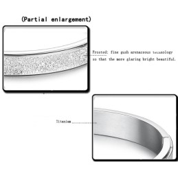 Brazalete De Titanio Exfoliante De Calidad Estable Para Amantes