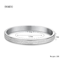 Brazalete De Titanio Exfoliante De Calidad Estable Para Amantes