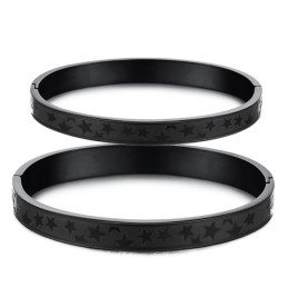 Brazalete De Titanio Queen Of Quality Stars Para Amantes