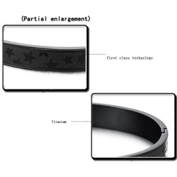 Brazalete De Titanio Queen Of Quality Stars Para Amantes