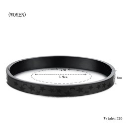 Brazalete De Titanio Queen Of Quality Stars Para Amantes