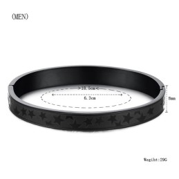 Brazalete De Titanio Queen Of Quality Stars Para Amantes