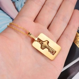 Brazalete De Titanio Con Forma De Candado De Buena Reputación Para Amantes