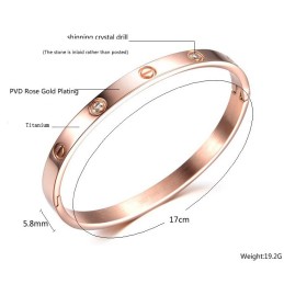 Brazalete De Titanio Con Rosca Hembra De Calidad Superior