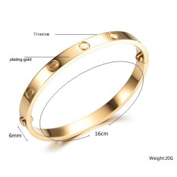 Brazalete De Titanio Para Mujer Fácil De Usar