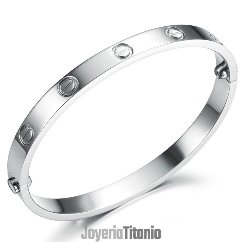 Brazalete Clásico De Titanio Para Mujer De Excelente Calidad. Brazalete Clásico De Titanio Para Mujer De Excelente Calidad.