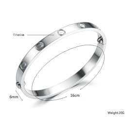 Brazalete Clásico De Titanio Para Mujer De Excelente Calidad.