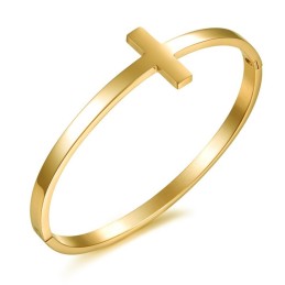 Brazalete De Titanio Conciso Para Mujer De Calidad Estable