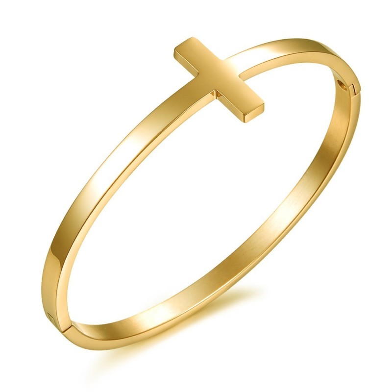 Brazalete De Titanio Conciso Para Mujer De Calidad Estable Brazalete De Titanio Conciso Para Mujer De Calidad Estable