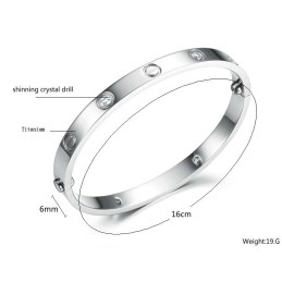 Brazalete De Titanio Femenino De Alta Calidad