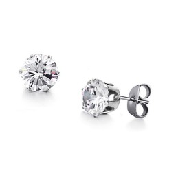 Amplia Variedad De Pendientes Femeninos De Titanio Con Diamantes