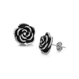 Pendientes De Titanio De Alta Calidad Con Forma De Flor Para Mujer