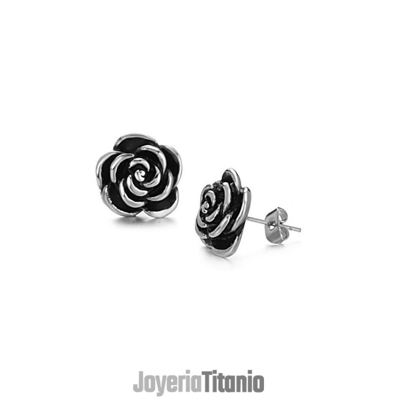 Pendientes De Titanio De Alta Calidad Con Forma De Flor Para Mujer