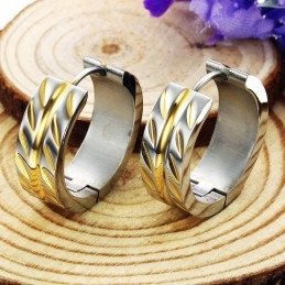 Pendientes De Titanio Con Forma De Hoja De Arce Para Mujer De Buena Reputación