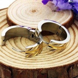 Pendientes De Titanio Con Forma De Hoja De Arce Para Mujer De Buena Reputación