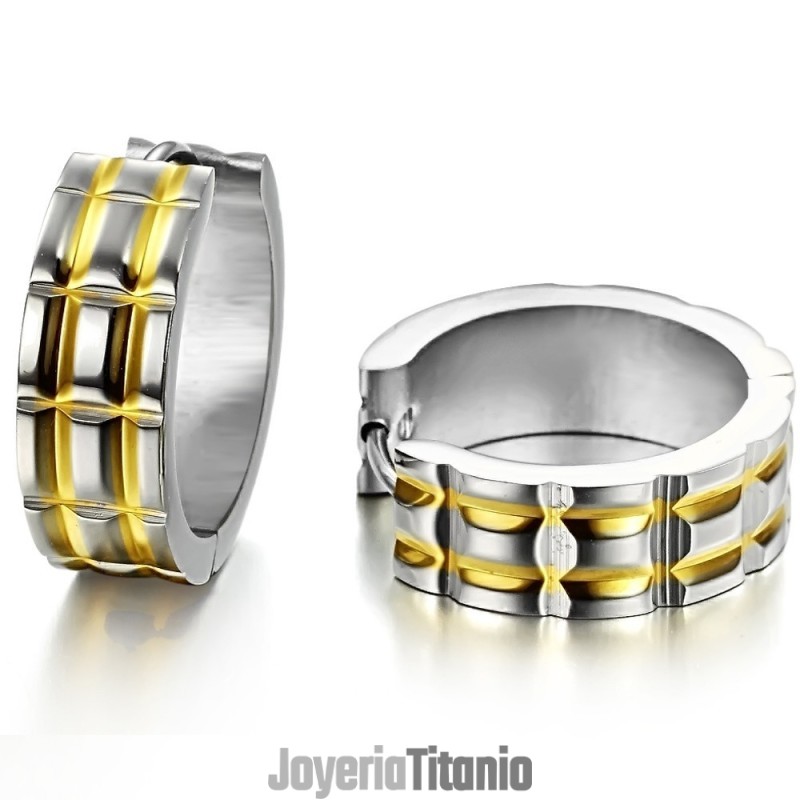 Pendientes De Titanio Unisex De Calidad Estable