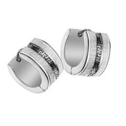 Pendientes De Titanio Con Diseño De Pared Para Mujer "To Have A Long Story"