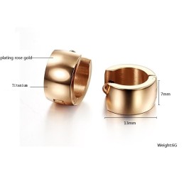 Pendientes De Titanio Femeninos De Alta Calidad