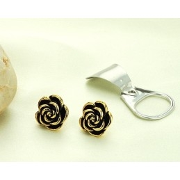 Conocido Por Sus Pendientes De Titanio De Excelente Calidad Con Forma De Flor Femenina.