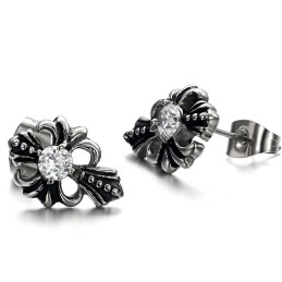 Pendientes De Titanio De Calidad Confiable Con Diamantes De Imitación