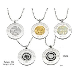 Collar De Titanio Pelelith Con Diamantes Y Reputación Confiable
