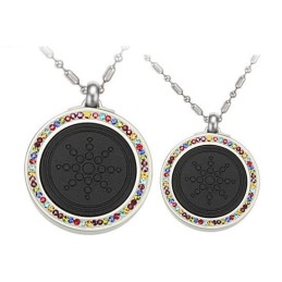 Collar De Titanio Pelelith Para Amantes Con Diamantes, Calidad Y Cantidad Garantizadas.