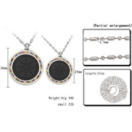 Collar De Titanio Pelelith Para Amantes Con Diamantes, Calidad Y Cantidad Garantizadas.