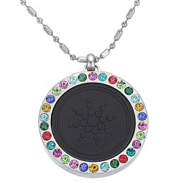 Collar De Titanio Pelelith Con Diamantes, Fácil De Usar Y Saludable