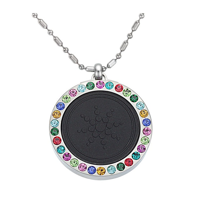 Collar De Titanio Pelelith Con Diamantes, Fácil De Usar Y Saludable