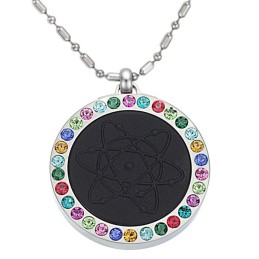 Collar De Titanio Pelelith Duradero Y Saludable Con Diamantes