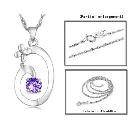 Collar De Titanio Con Baño De Platino Elegante Para Mujer De Excelente Calidad