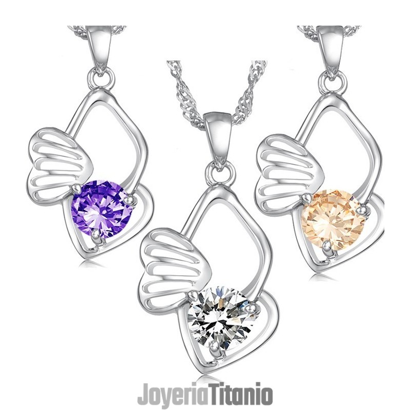 Collar De Titanio Con Baño De Platino, Hipoalergénico Y Duradero Para Mujeres.