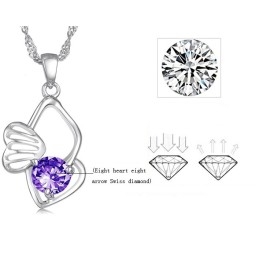 Collar De Titanio Con Baño De Platino, Hipoalergénico Y Duradero Para Mujeres.