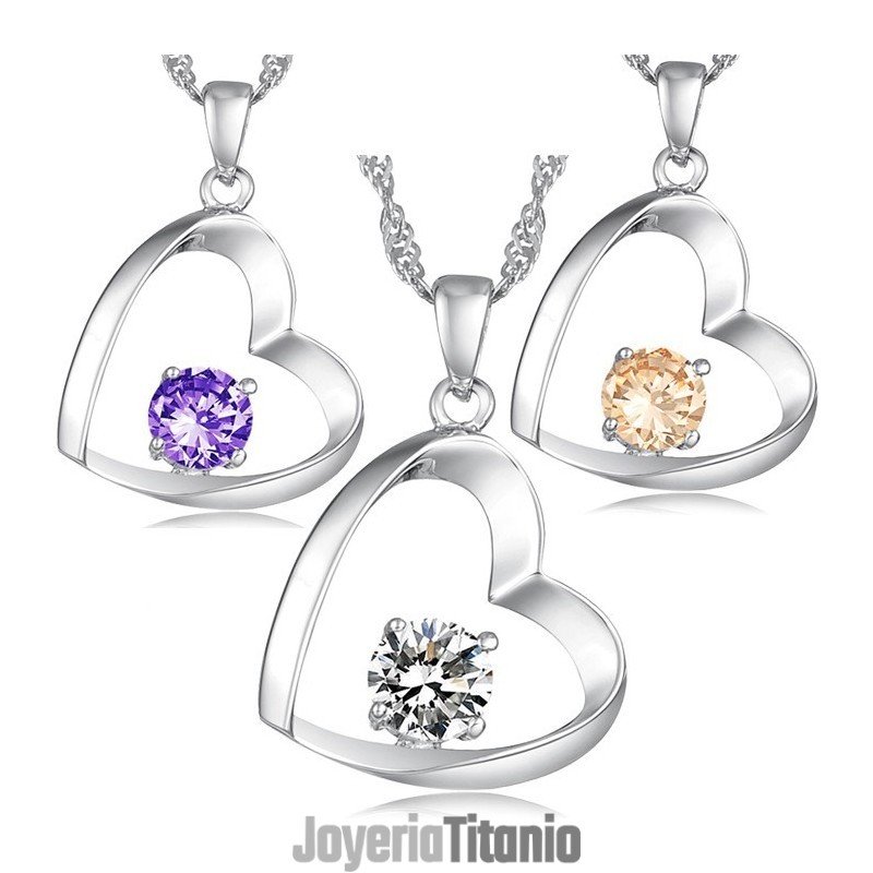 Collar De Titanio Con Baño De Platino De Alta Calidad Para Mujer Collar De Titanio Con Baño De Platino De Alta Calidad Para Mujer
