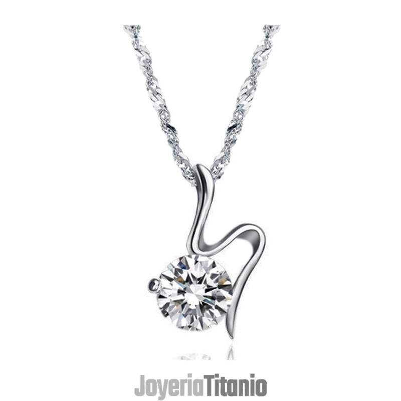Collar De Titanio Con Baño De Platino Retro Para Mujer De Alta Calidad Collar De Titanio Con Baño De Platino Retro Para Mujer De Alta Calidad
