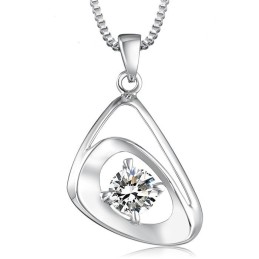 Collar De Titanio Con Baño De Platino Para Mujer, Calidad Y Cantidad Garantizadas