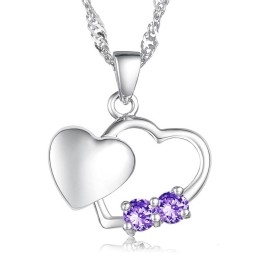 Collar De Titanio Con Baño De Platino De Moda Femenina De Calidad Estable