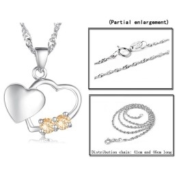 Collar De Titanio Con Baño De Platino De Moda Femenina De Calidad Estable
