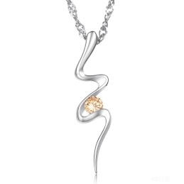 Collar De Titanio Con Baño De Platino, Hipoalergénico Y De Calidad Confiable Para Mujeres.