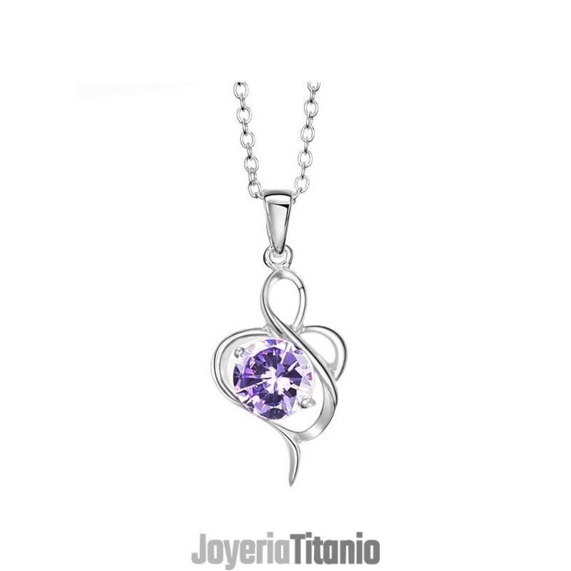 Collar De Titanio Con Baño De Platino Y Diamantes Para Mujer, Con Calidad Y Cantidad Garantizadas