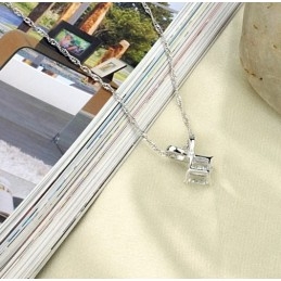 Collar De Titanio Con Baño De Platino Retro Para Mujer, Calidad Y Cantidad Garantizadas