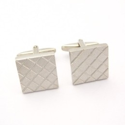 Gemelos De Titanio De Elegancia Sencilla