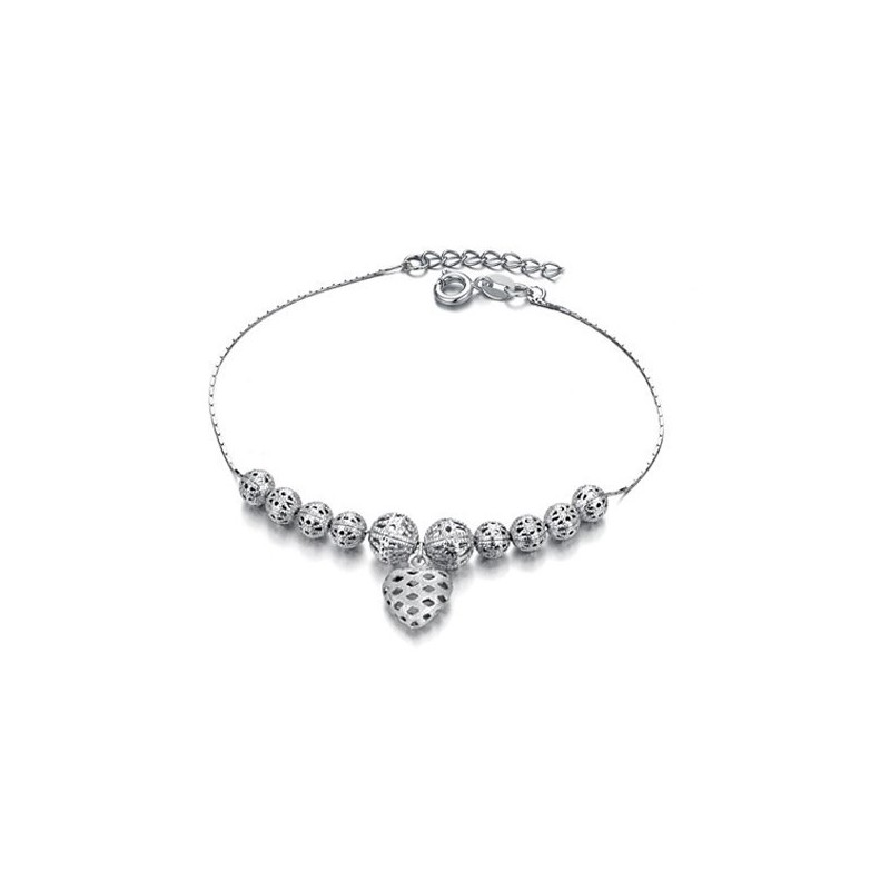 Tobillera De Titanio Con Baño De Platino Hueco Para Mujer Para Disfrutar De Una Alta Reputación En El País Y En El Extranjero