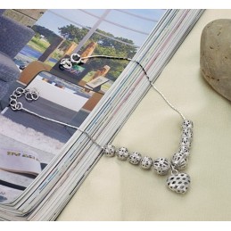 Tobillera De Titanio Con Baño De Platino Hueco Para Mujer Para Disfrutar De Una Alta Reputación En El País Y En El Extranjero