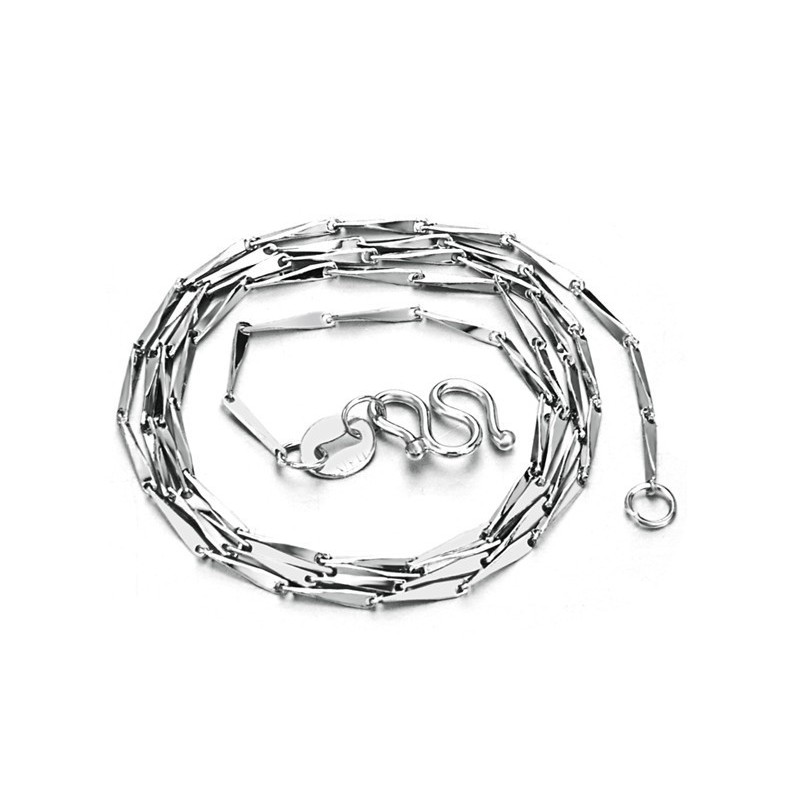Cadena De Titanio Con Baño De Platino Y Semillas De Oro Para Mujer, Con Calidad Y Cantidad Garantizadas