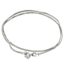 Cadena De Titanio Con Baño De Platino Para Mujer, Calidad Y Cantidad Garantizadas